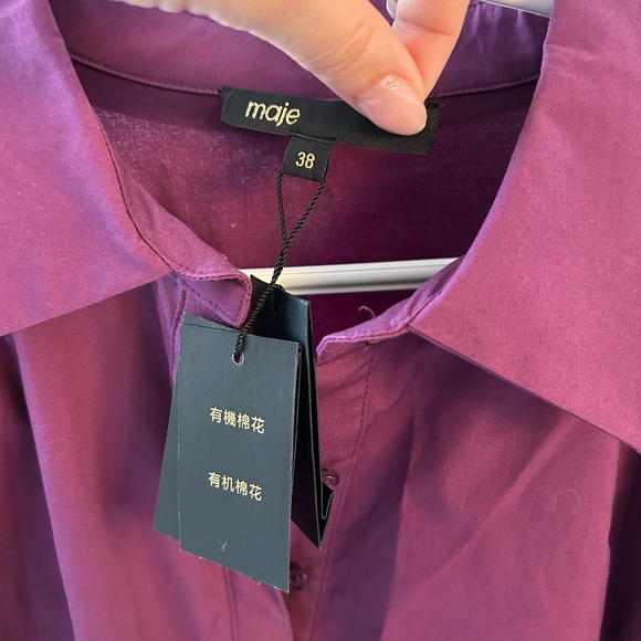 NWT Maje Dress 100% cotton - Picture 3 of 4